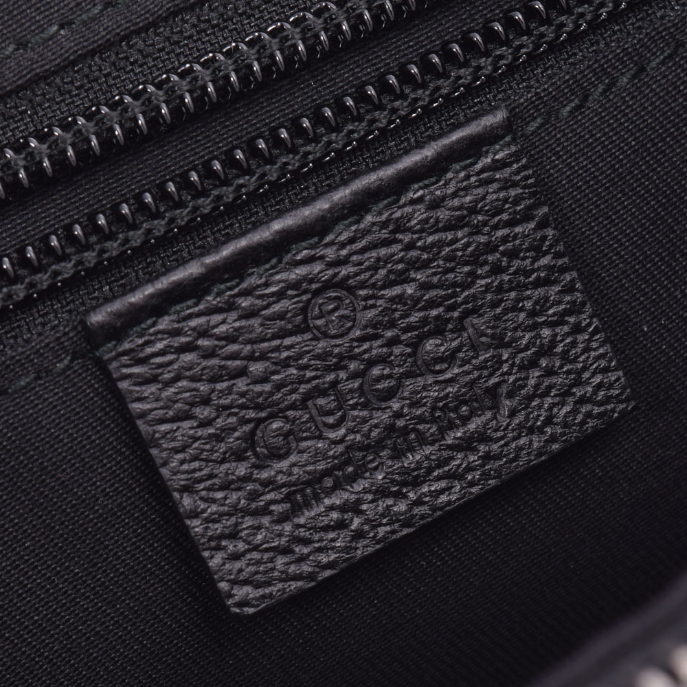 Gucci Sherry Canvas Shoulder Bag GG Line Black - Picture 8 of 11